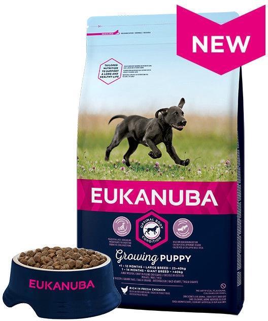 Actual product image Eukanuba Puppy & Junior Large Breed Chicken (Junior, 1 pcs., 15000 g)