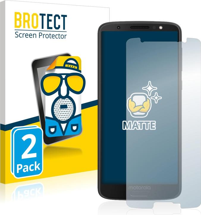 Productafbeelding BROTECT Antireflecterende schermbeschermer mat (2 Stuk, Motorola Moto G6)