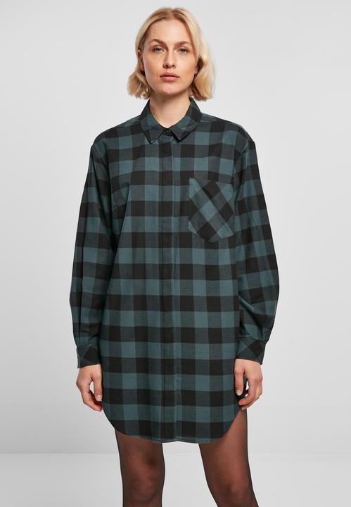 Produktbild Urban Classics Ladies Oversized Check Flannel Shirt Dress (XXL)
