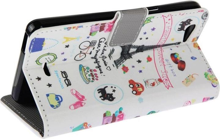 Actual product image König Design Protective cover mobile phone case (flip landscape) for mobile phone Wiko Highway Signs motif (Wiko Highway Signs)