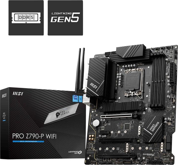 Immagine prodotto MSI Pro Z790-P WIFI (LGA 1700, Intel Z790, ATX)