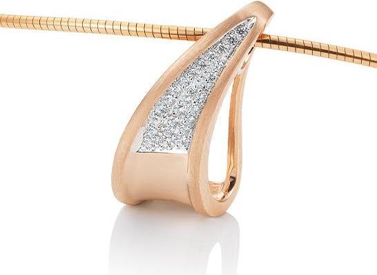 Breuning ANHÄNGER - BRILL. 0,159 Ct. H/si (750/18 K Gold)