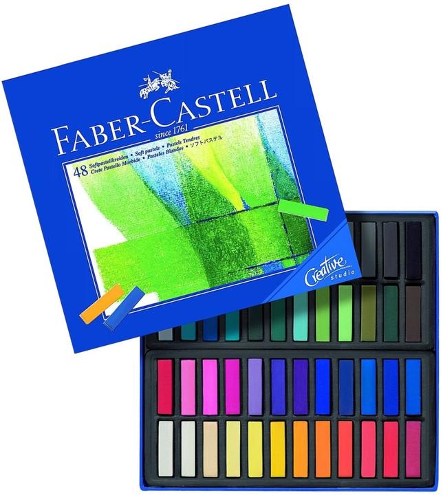 Actual product image Faber-Castell Soft pastel chalks Mini (Multicoloured, 48 x)