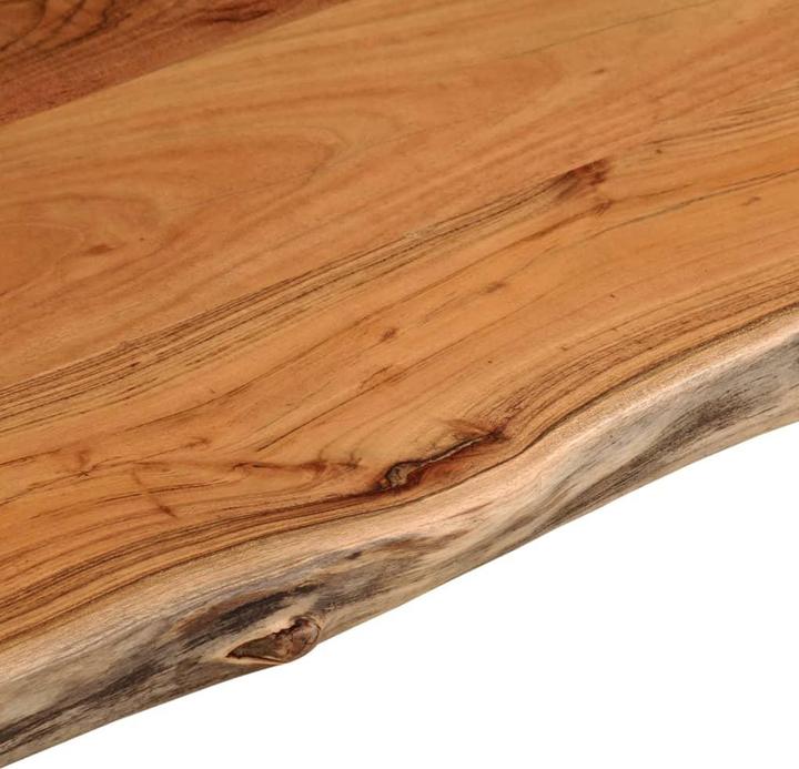 Immagine prodotto VidaXL Piano del tavolo rettangolare con bordo ad albero Piano del mobile in legno massiccio di acacia