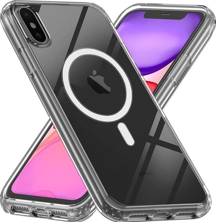 Screenguard Magnetic Apple iPhone Xs Max Clear Case MagSafe Hülle (Apple iPhone XS Max)