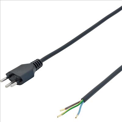 Actual product image Max Hauri TD mains cable H05VV-F3G1.0 (3 m, Type 12)