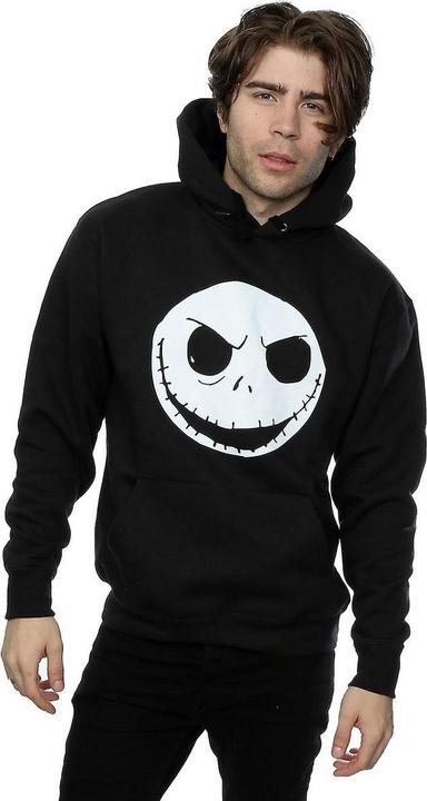 Actual product image Dick Smith Mens Jack Skellington Face Cotton Hoodie (L)