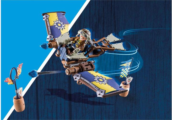Actual product image Playmobil Novelmore - Dario's Flying Glider (71211, Playmobil Novelmore)