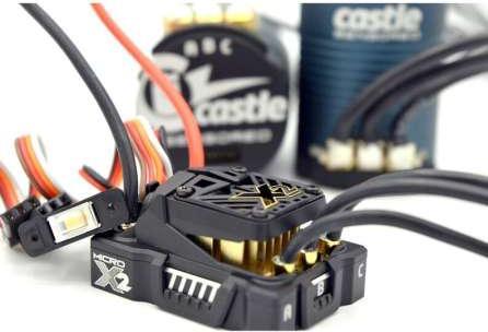 Actual product image Castle Creations MOTOR/REGLER MAMBA MICRO X2 1/18 1406 2280kv/SENSORED 16.8V WP CRAWLER EDITION