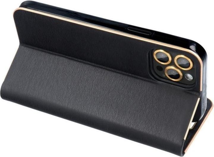 Actual product image Forcell Book case OEM LUNA Book Gold for HUAWEI P Smart black (Huawei P Smart+)