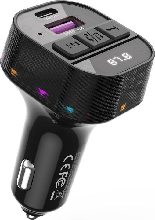 Immagine prodotto xO trasmettitore FM BCC17 Bluetooth MP3 caricatore per auto 30W nero