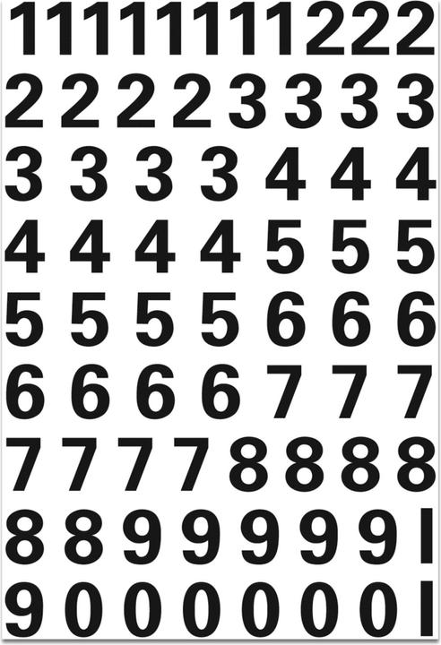 Actual product image HERMA Numbers Labels