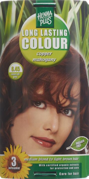 Hennaplus Long Lasting Colour (6.45 Kupfer Mahagoni)