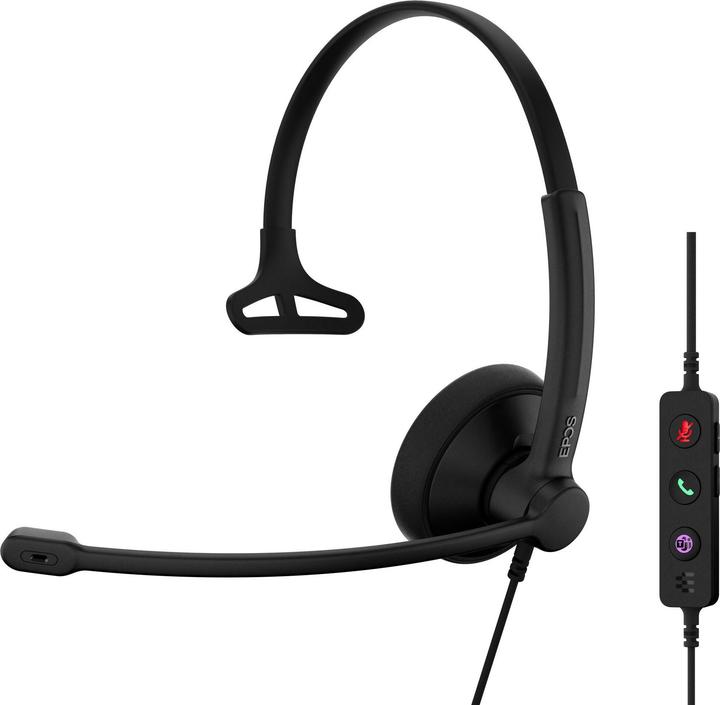 Actual product image EPOS IMPACT 100 MS MONO USB-C+A (Cable, USB-A)