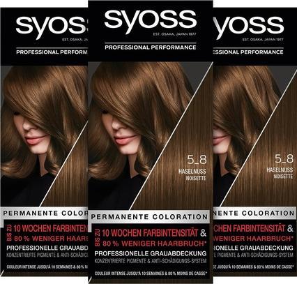 Actual product image Syoss Colour 5-8 (Hazelnut)
