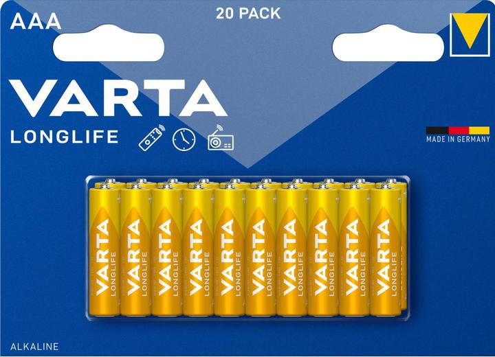 Actual product image Varta Longlife (20 pcs., AAA, 1100 mAh)