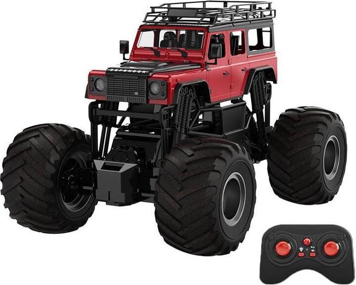 Actual product image Double Remote control RC remote control car 1:8 (red) Land Rover Defender E375-003