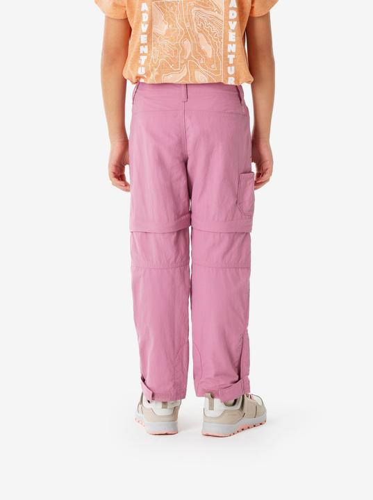 Immagine prodotto Quechua Zip-Off-Hose MH500 Kinder Gr. 92–116 Bergwandern rosa (98, 104)