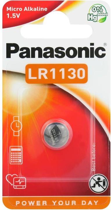 Image du produit Panasonic Micro-alcali LR1130 (1 pcs, AG10, 65 mAh)