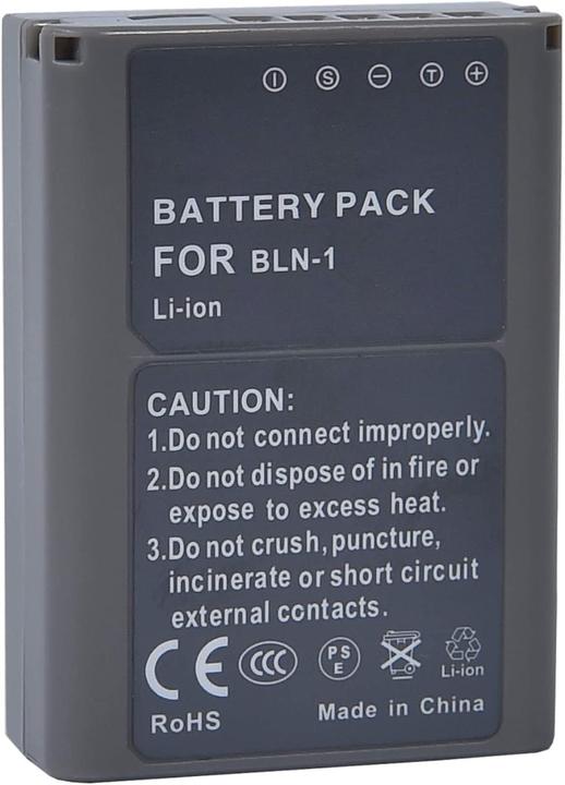 Actual product image Acconic Battery f. Olympus PS-BLN-1 OMD EM1 E-M1 EM5 E-M5 EM5 Mark II E-m5 Mark II (Rechargeable battery)