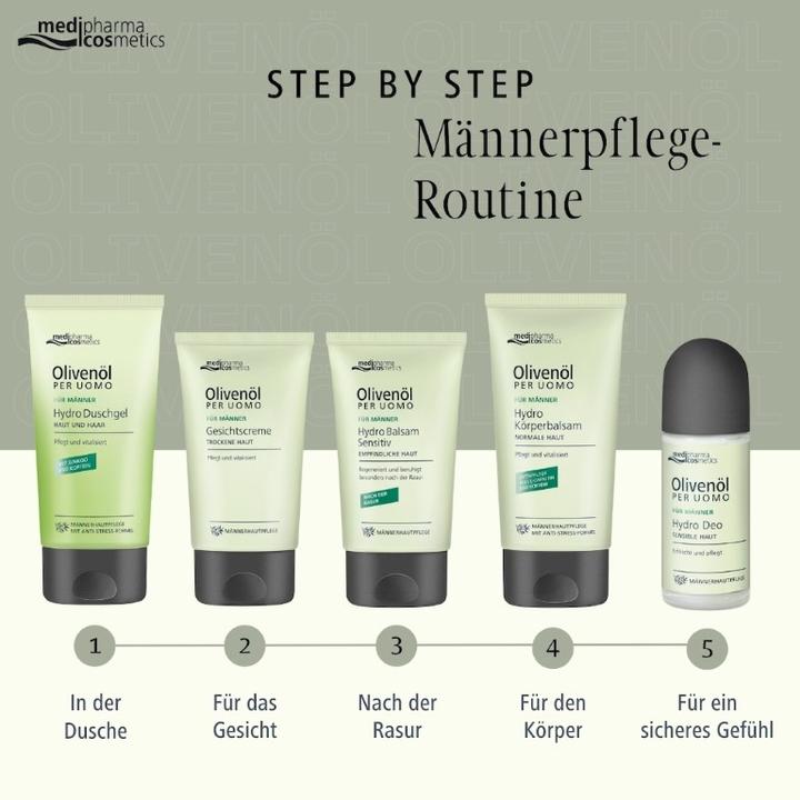 Produktbild Dr. Theiss OLIVENÖL PER UOMO Hydro Duschgel, 150 ml, 150 ml Duschgel (150 ml)