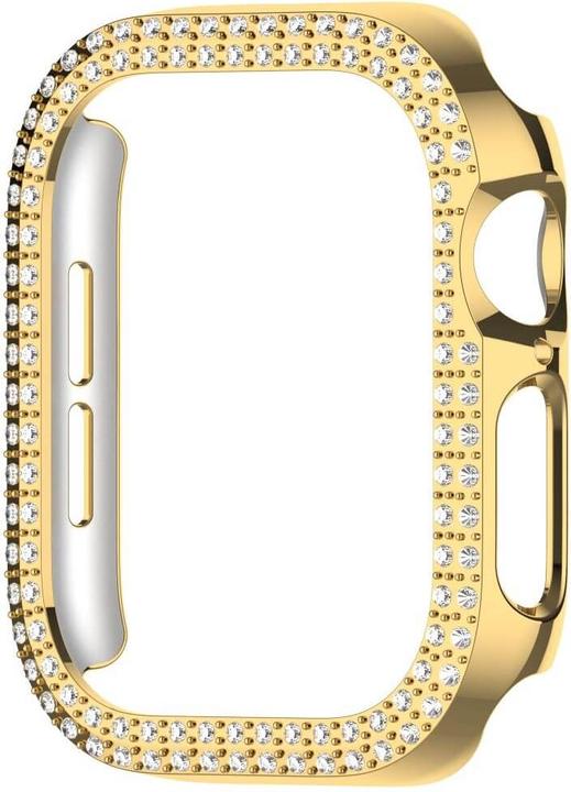 Actual product image Cover-Discount Apple Watch 10 - 42mm - Glitter rhinestone protective case