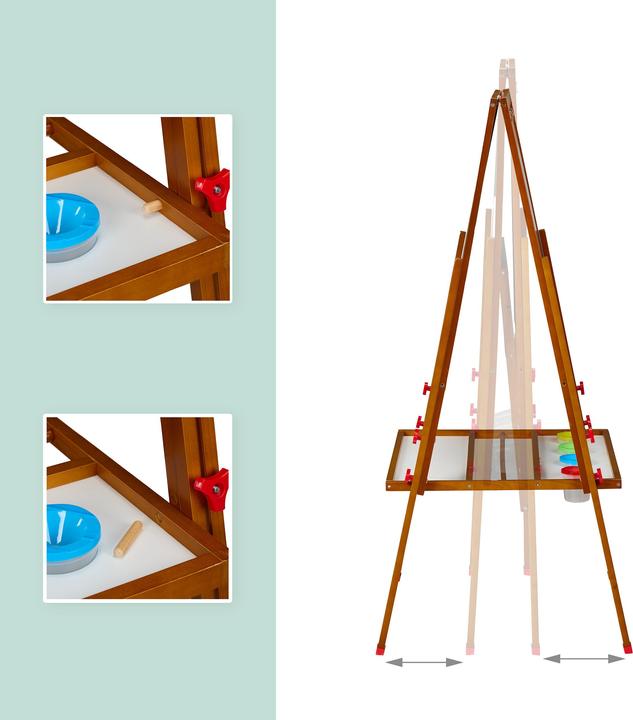 Actual product image Relaxdays Children's easel board