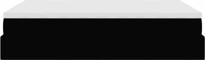 Immagine prodotto VidaXL Ottomana con materasso nero 140x200 cm in tessuto (140 x 200 cm)