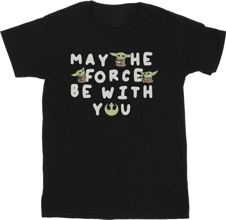 Produktbild Star Wars The Mandalorian Grogu May The Force Be With You TShirt (4XL)