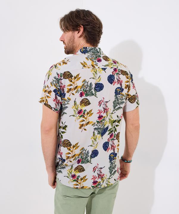 Actual product image Joe Browns Botanical Print Revere Collar Shirt (M)
