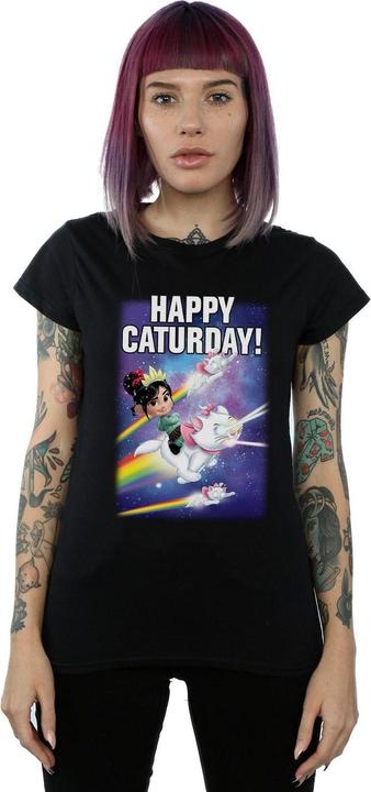 Immagine prodotto Disney Wreck It Ralph Happy Caturday Maglietta Donna (M)