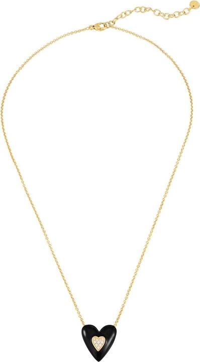 Produktbild Glanzstücke München Damen Herz Sterling Silber Zirkonia Gelbgold 40,0 cm Basiskette + 5,0 cm Verlängerung - 33792 (Sterling Silber, 40 - 45 cm)