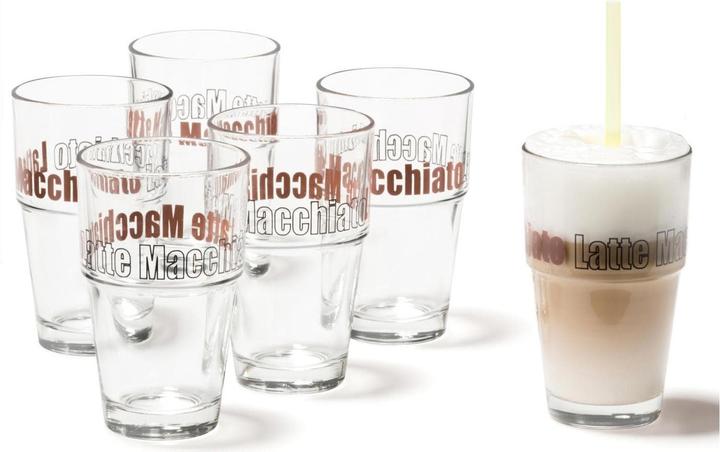 Actual product image Leonardo Latte Macchiato Glass Solo, satin 4.1 dl, 6 pieces (0.41 l, 6 x)