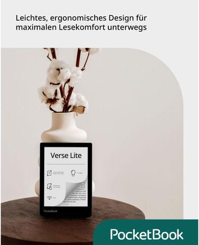 Image du produit PocketBook Verse Lite (6", 8 Go, Midnight Grey)