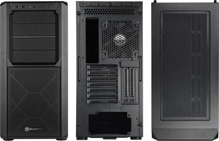 Produktbild Silverstone SilvStone SST-SED1-B ATX bk SST-SED1-B (ATX, SSI CEB, Mini-ITX, mATX, E-ATX, SSI EEB)
