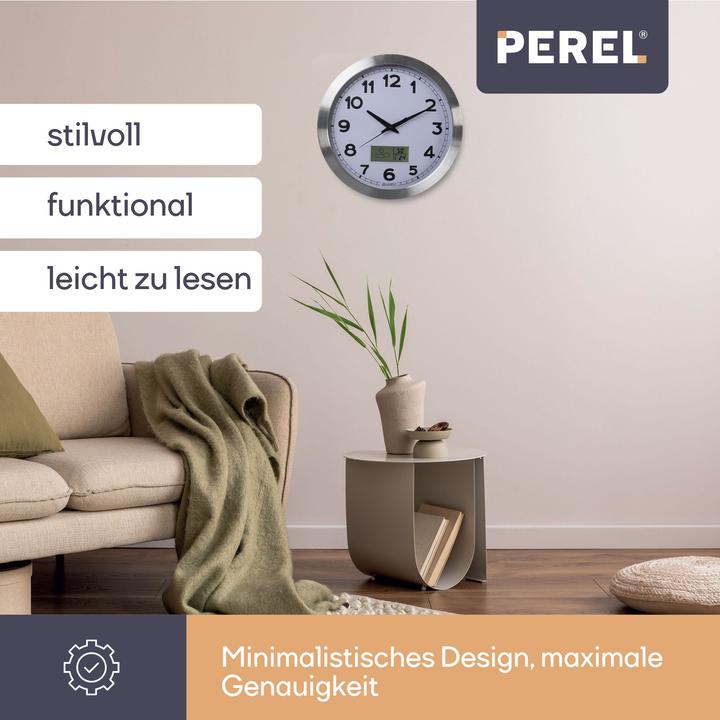 Image du produit Perel Horloge murale (35 cm)