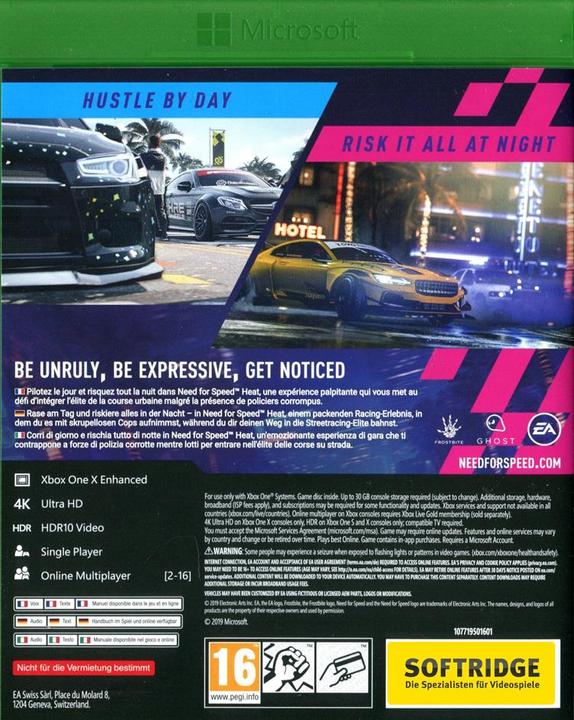 Produktbild EA Games Need for Speed - Heat (Xbox Series X, Xbox One X, Multilingual)