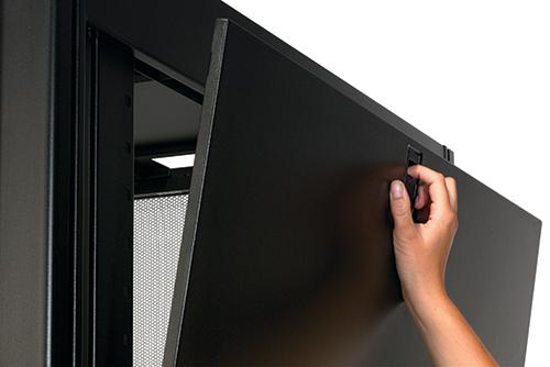 Actual product image APC NetShelter SX - Cabinet - Black - 48U - 48.3 cm (19") (48 RU, 19 inch rack)