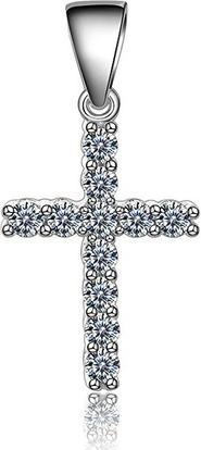 Immagine prodotto Beneto Ciondolo in argento con croce di zirconi AGH593 (L)