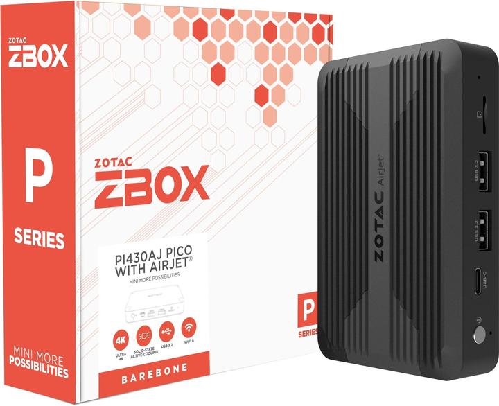 Image du produit Zotac Zbox Pico Pi430aj Avec Airjet (Intel Core i3-N300)