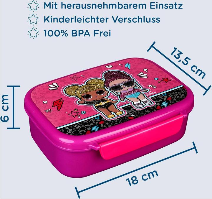 Actual product image Scooli Lunchbox LOL Suprise