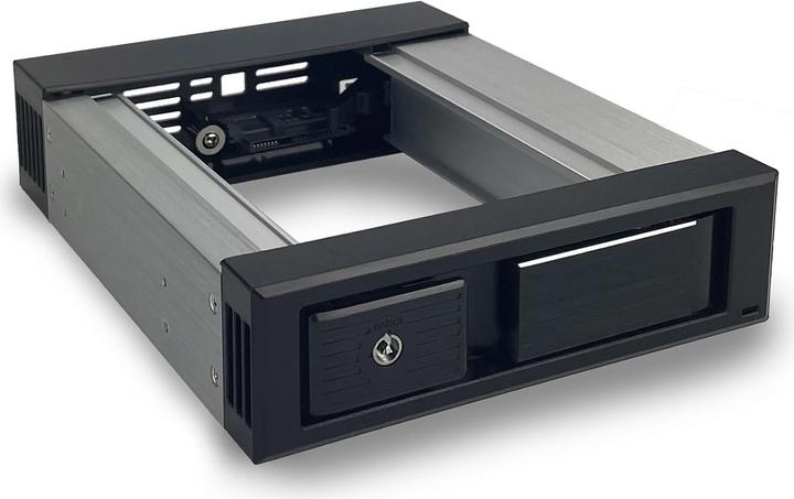 Produktbild Fantec BP-SA35-12G/6G SAS 12G + SATA 6G Wechselrahmen für eine 8,89cm 3,5Zoll HDD in einem 13,335cm