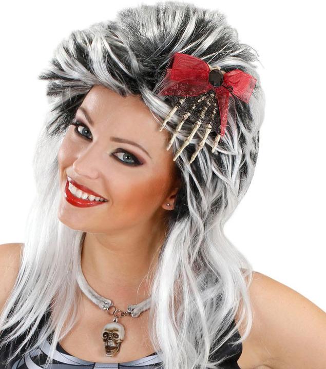 Actual product image Widmann Skeleton hand hair clip