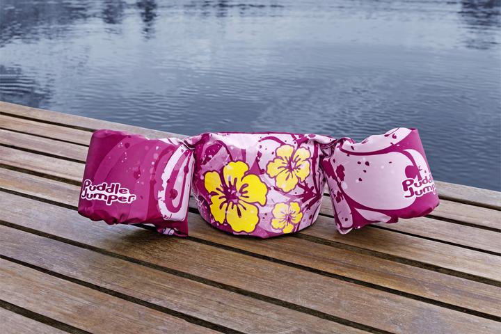 Produktbild Bestway Puddle Jumper® Schwimmhilfe Blume mit Textilbezug, 2-6 Jahre (10 - 25 kg)