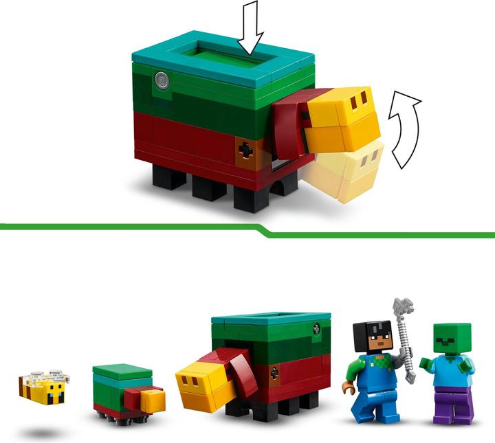 Actual product image LEGO The cherry blossom garden (21260, LEGO Minecraft)
