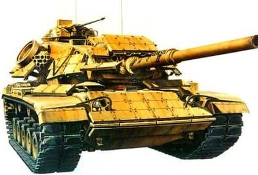 Actual product image Tamiya 1:35 US Mar.KPz M60A1 w.Reactive-Pz.(3)