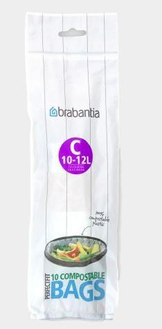 Produktbild Brabantia PerfectFit Kehrichtsack Kompost (10 x, 12 l)