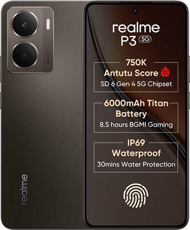 Actual product image realme P3 5G Dual Sim 8GB RAM 256GB - Grey (256 GB, Grey, Dual SIM, 5G)