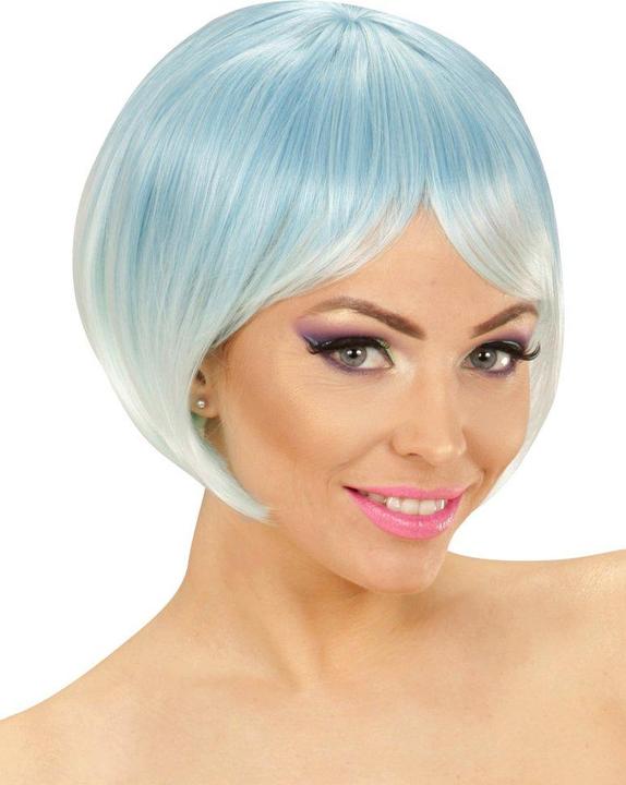Image du produit Widmann Two-Tone Perücke blau-türkis - Faschingsperücke
