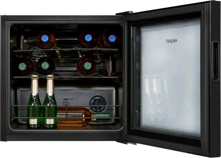 Image du produit Exquisit WS1-12-GTE-030G noir, Cave à vin (sur pied)